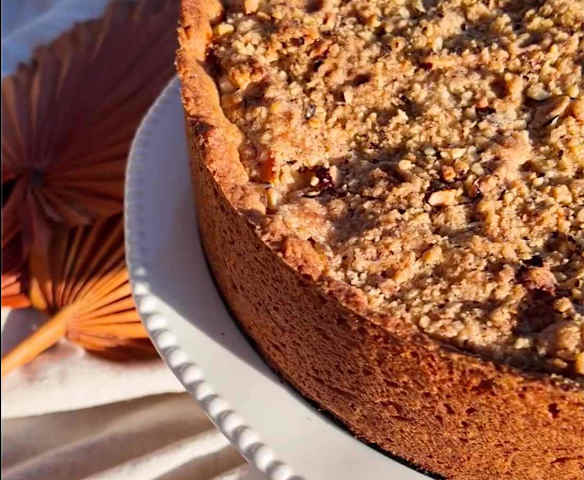 Tarte aux pommes façon crumble