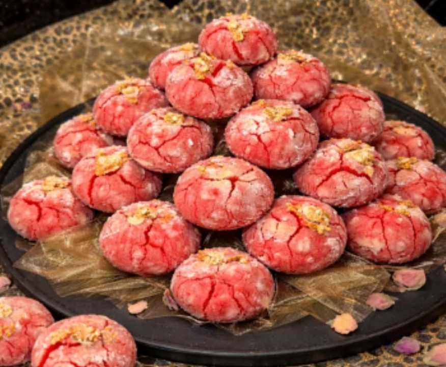 Ghribas Red Velvet & Éclats d’or