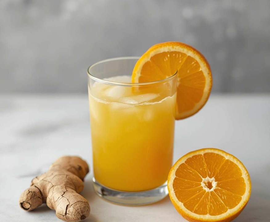 Shot au gingembre et à l'orange